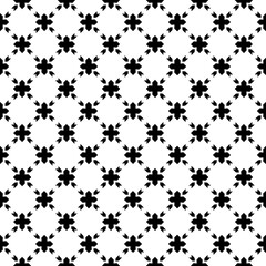 Obraz premium Black seamless abstract pattern. Overlay for background and backdrop. Ornamental design. PNG graphic illustration with transparent background.