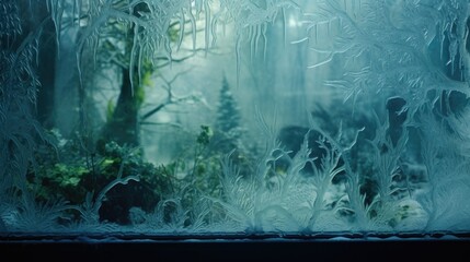  The frost background on the window is in lime green
