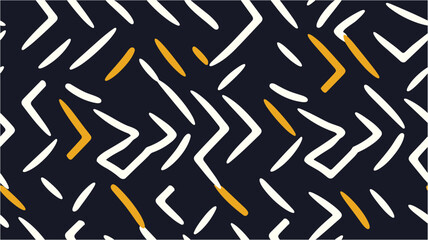 Memphis pattern, seamless trend background. Hand drawn ink dirty diagonal strokes and lines texture. Abstract geometric design background. Retro memphis pattern - seamless background.