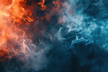 Smoke close-up on black background. Ideal for adding mysterious or dramatic touch to any project