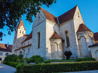 Exterior view of Benedictine monastery Saint Paul's Abbey in Lavanttal, Wolfsberg, Carinthia,...