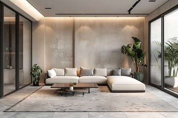 bright modern style interior 