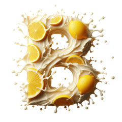 Isolated 3D Letter on a Clear PNG Canvas Generative AI