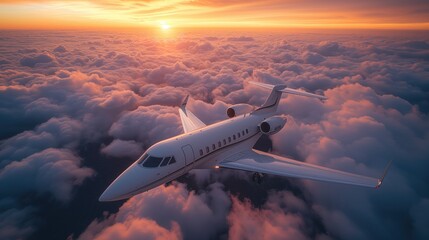 Business Travel. A successful entrepreneur travels the world for business meetings and conferences, hopping from one destination to another in their private jet, enjoying the convenience and luxury of