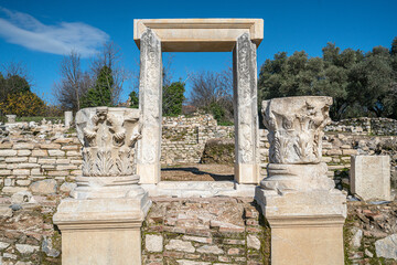 Scenic views from Stratonikeia, which hosted many civilizations from antiquity to modern times, is...
