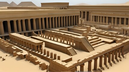 Ancient Egyptian Temple Ruins
