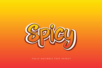 Fully editable vector text effect design