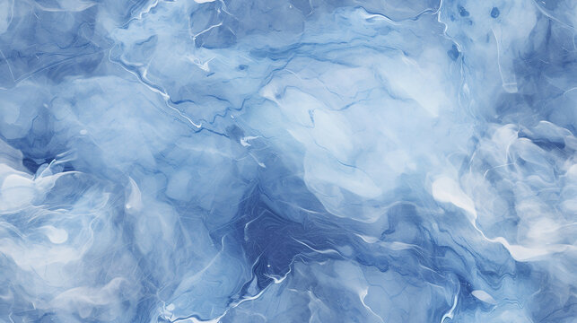 Blue marble seamless pattern. Abstract background. Also can be used for design art work, for interior design and exterior decoration