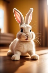 Cute easter rabbit