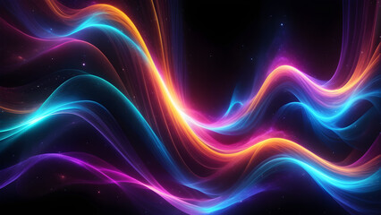 vivid color digital light abstract dynamic effect 2