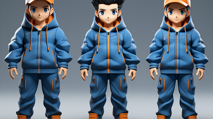 3d cartoon character