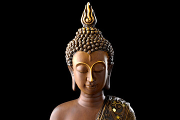 Tranquil Elegance: Close-Up of Buddha Statue in 4K Ultra HD