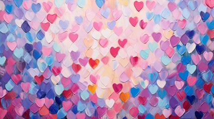 seamless pattern with hearts