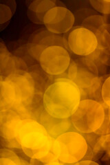 blurry gold lights