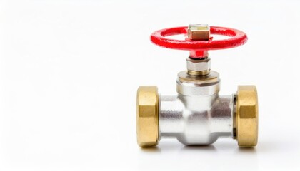 valve on a white background