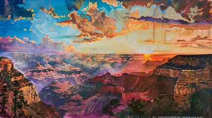 "Sunset Glory - Capturing the breathtaking beauty of the sun sinking below the horizon, painting the sky with vibrant hues of orange and pink, creating a magnificent landscape that fills the heart wit