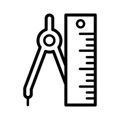 Drawing compass icon