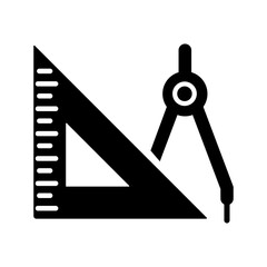 Drawing compass icon