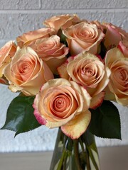 Bouquet of roses wedding, floral, bunch, petal, beauty, gift