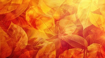 Abstract autumn background. Beautiful leaves texture