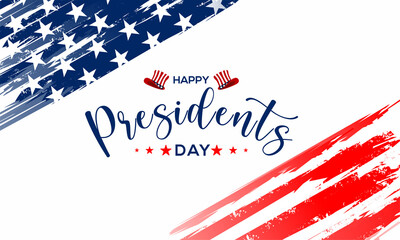 President's Day Background Design. Banner, Poster, Greeting Card. Vector Illustration