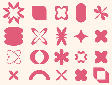 Brutalist Graphic Shapes Sheet