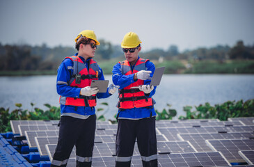 Software engineers upgrade energy app. Using real-time monitoring on floating solar farming.