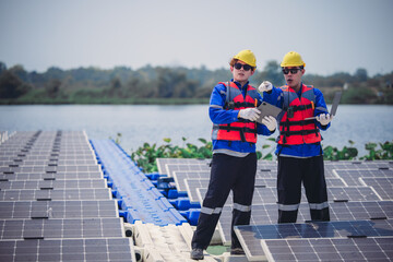 Software engineers upgrade energy app. Using real-time monitoring on floating solar farming.