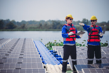 Software engineers upgrade energy app. Using real-time monitoring on floating solar farming.