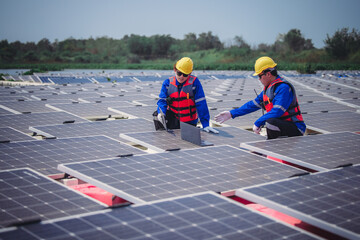 Software engineers upgrade energy app. Using real-time monitoring on floating solar farming.