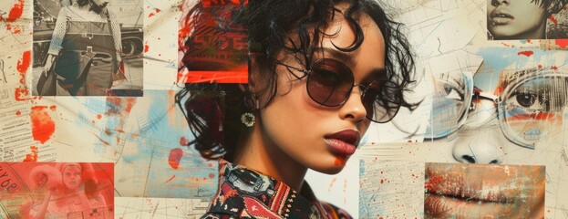Analog Fashion Narrative Collage: Hundreds of Candid Snapshots Unveiling Fashion's Multifaceted Essence