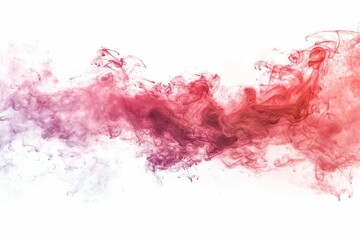 Color explosion with pink and red smoke Creating an artistic and dynamic visual effect that symbolizes creativity and expression - obrazy, fototapety, plakaty
