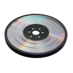 Optical Drive DVDBlu-ray Drive, transparent background, isolated image, generative AI