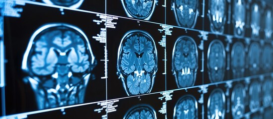 Brain CT scan - obrazy, fototapety, plakaty