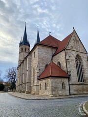 Obraz premium Unterwegs in Mühlhausen Jakobikirche