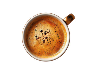cup of coffee isolated on transparent background