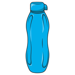 vector cartoon tumbler bottle that is widely used by Indonesians