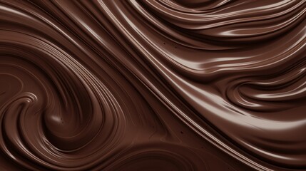 Chocolate background. Generative AI