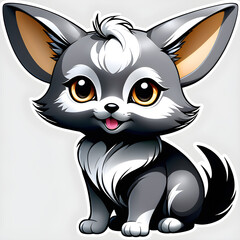 Fototapeta premium Expressive Munchkin: A Kaleidoscope of Cute Outfits and Playful Faces.(Generative AI)