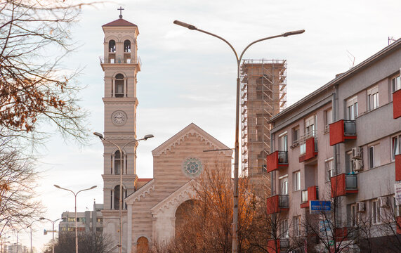 Cathedral of Saint Mother Teresa, a Roman Catholic cathedral in Pristina, Kosovo