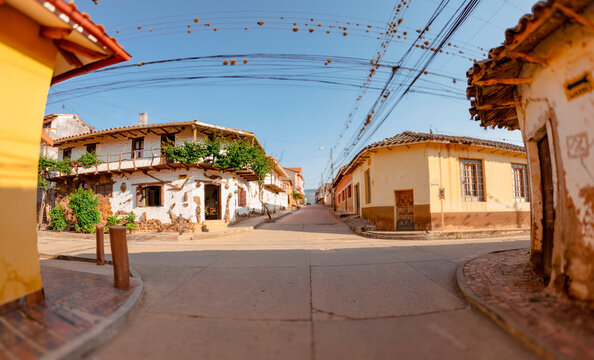 old street in the town