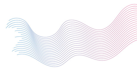 Abstract wavy lines element background. Suitable for AI, tech, network, science, digital technology theme