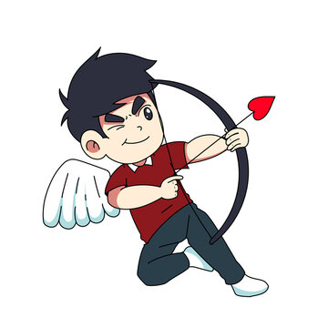 Cupid at archery