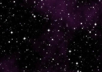 Shining starry sky background