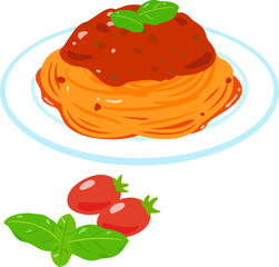 トマトソースのスパゲッティ