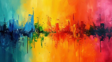 Vivid Abstraction: The Artistry of Colorful Expressions