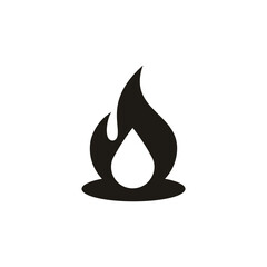 Fototapeta premium Fire Flame Editable Logo Design