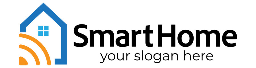 Logo concept for smart home business