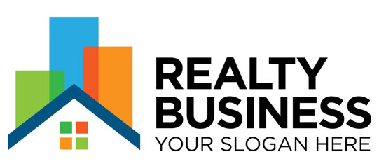 Real estate business logo design