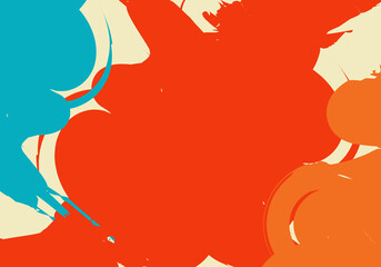 Abstract grunge background, paint brush background, vintage colorful background